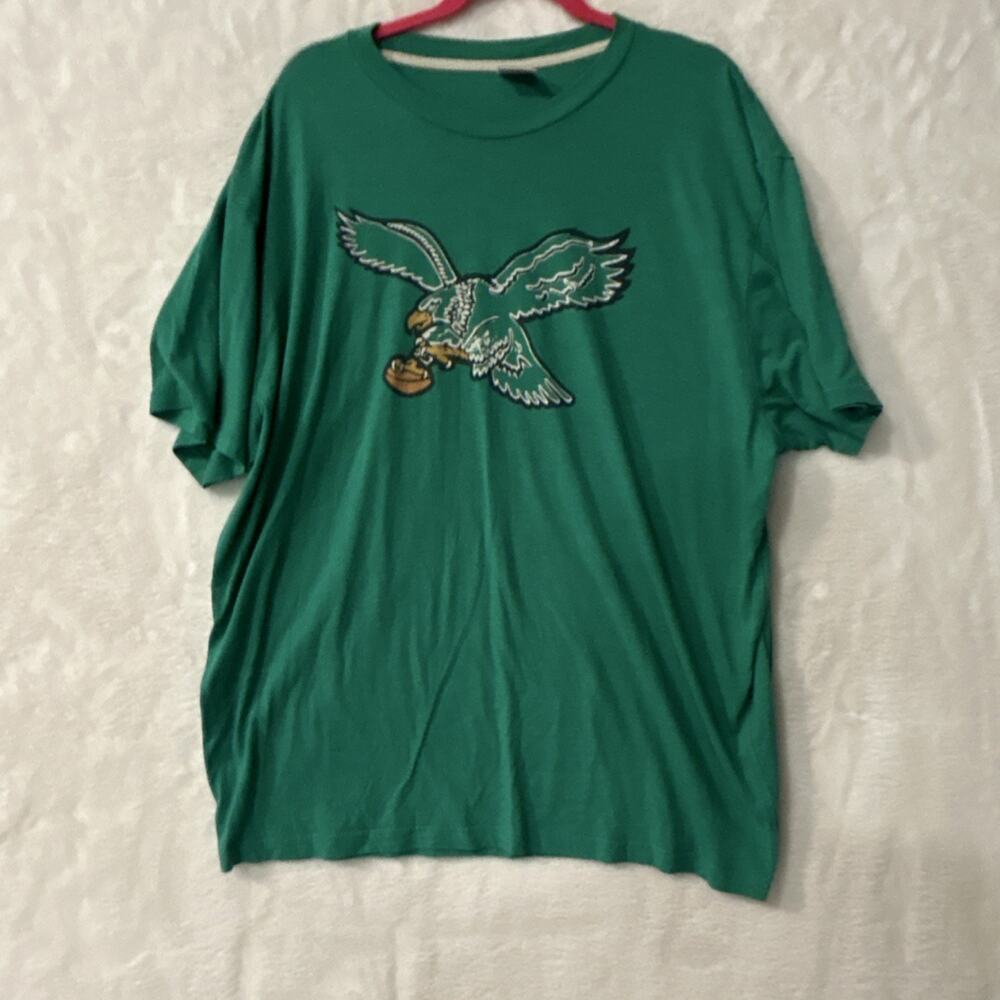 Philadelphia Eagles NFL Homage Kelly Green‎ Graphic T Shirt Logo Men's L